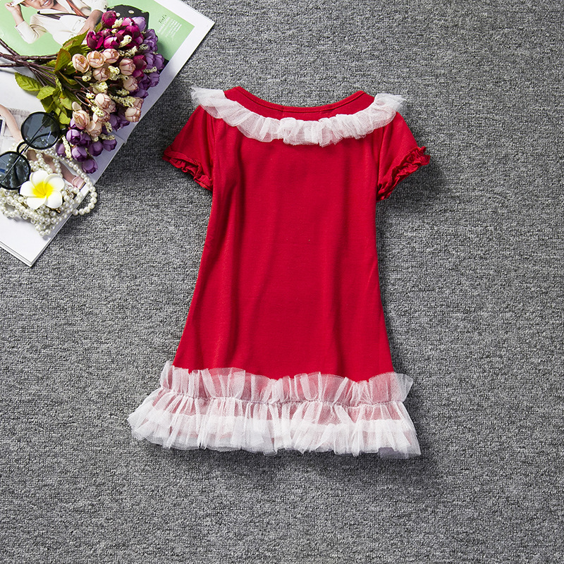 F68099  Baby Girls Christmas Santa Claus Dress Xmas Costume